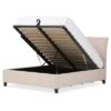 Queen Lea Modern And Contemporary Mix - Linen Storage Platform Bed - Baxton Studio