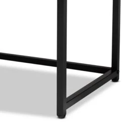 Ardon Bohemian Wood And Metal 2 Door Storage Cabinet With Rattan Light Brown/Black - Baxton Studio -Home Furniture Shop-Baxton Studio GUEST debb6005 ea2e 447f 99bd 7d1e404813f3