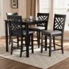 Caron Wood Pub Counter Height Dining Set Espresso Brown - Baxton Studio -Home Furniture Shop-Baxton Studio GUEST dfe8d9d8 d7eb 4e61 af11 9fca13f12735