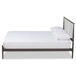 Samir Metal Platform Bed Black - Baxton Studio 14 Samir Metal Platform Bed Black - Baxton Studio -Home Furniture Shop-Baxton Studio GUEST dff0c95a 4a79 446e 8c39 070a4f34e89d