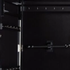 Pontus Wood Wall-Mountable Jewelry Armoire With Mirror - Baxton Studio -Home Furniture Shop-Baxton Studio GUEST e1876f3f 9e71 4ade b17c 489e6ebc4ea5