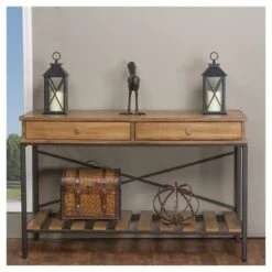 Newcastle Wood And Metal Console Table Criss-Cross - Baxton Studio 7 Newcastle Wood And Metal Console Table Criss-Cross - Baxton Studio -Home Furniture Shop-Baxton Studio GUEST e1dc5242 be36 49bb 81c9 2368e4705d25