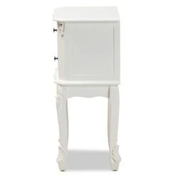 2 Drawer Sophia Wood Nightstand White - Baxton Studio -Home Furniture Shop-Baxton Studio GUEST e3695937 e082 4ea1 976b b136a563c603