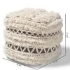 Vesey Handwoven Wool Moroccan Inspired Pouf Ottoman Beige/Brown - Baxton Studio 1 Vesey Handwoven Wool Moroccan Inspired Pouf Ottoman Beige/Brown - Baxton Studio -Home Furniture Shop-Baxton Studio GUEST e4783e55 34bf 4315 a101 39375e9382ce