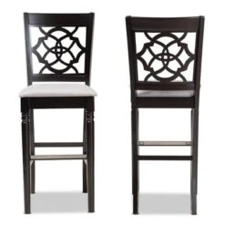 Set Of 2 Alexandra Barstool - Baxton Studio