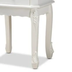 2 Drawer Sophia Wood Nightstand White - Baxton Studio -Home Furniture Shop-Baxton Studio GUEST e7082b80 c0cb 49e3 b204 33b44ba9e6a5