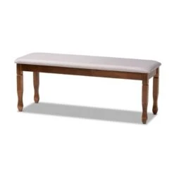 Corey Fabric Upholstered And Wood Dining Bench - Baxton Studio 16 Corey Fabric Upholstered And Wood Dining Bench - Baxton Studio -Home Furniture Shop-Baxton Studio GUEST e7a2705e 5249 4302 b1ea 54873d4ea0b1