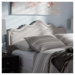 Nadeen Modern And Contemporary Fabric Headboard - Baxton Studio 10 Nadeen Modern And Contemporary Fabric Headboard - Baxton Studio -Home Furniture Shop-Baxton Studio GUEST e85ffd4d 04b9 4f5b 92d2 94f94066a1ae