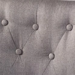 Set Of 4 Gardner Finished Dining Chairs Gray/Dark Brown - Baxton Studio