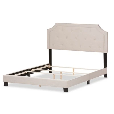 Willis Modern And Contemporary Fabric Upholstered Bed - Baxton Studio 4 Willis Modern And Contemporary Fabric Upholstered Bed - Baxton Studio - Image 2