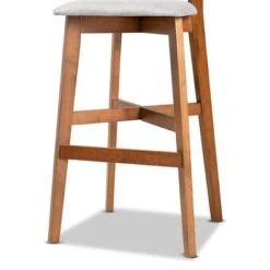 2pc Cameron Wood Counter Height Barstools Gray/Walnut/Brown - Baxton Studio 11 2pc Cameron Wood Counter Height Barstools Gray/Walnut/Brown - Baxton Studio -Home Furniture Shop-Baxton Studio GUEST eb23c0c2 4b92 4563 8494 4cefbbfec425