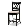 5pc Chandler Pub Dining Set Sand/Espresso - Baxton Studio 1 5pc Chandler Pub Dining Set Sand/Espresso - Baxton Studio -Home Furniture Shop-Baxton Studio GUEST eb54ca62 23e6 4bc5 b530 61f6a6e6a101