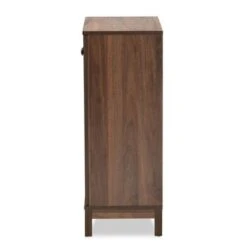 2 Door Nissa Wood Shoe Storage Cabinet Walnut Brown - Baxton Studio -Home Furniture Shop-Baxton Studio GUEST eb65ce63 6458 4791 babd 2e127ededbde