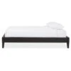 Lancashire Modern And Contemporary Faux Leather Upholstered Bed Frame With Tapered Legs - Baxton Studio -Home Furniture Shop-Baxton Studio GUEST eb8f0ae9 cb0e 4195 90c2 e84686c5a0dc