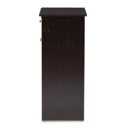 Dariell Modern And Contemporary Finished Shoe Cabinet Dark Brown - Baxton Studio -Home Furniture Shop-Baxton Studio GUEST ec12586d 2681 4dc7 ac55 b3d789f33bb1