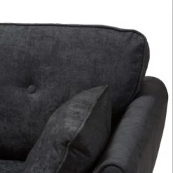 Miranda Mid-Century Modern Fabric Upholstered Sofa Dark Gray - Baxton Studio -Home Furniture Shop-Baxton Studio GUEST ecc5f472 55b9 41bd 8700 5e6db87e39a5