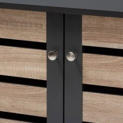 Gisela 2 - Door Shoe Storage Cabinet Dark Gray - Baxton Studio -Home Furniture Shop-Baxton Studio GUEST ecf57265 5edd 4772 827a 69b4baf0f673