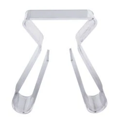 Acrylic End Table With Magazine Rack - Baxton Studio