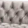 Zanetta Velvet Finished Sofa Gray - Baxton Studio -Home Furniture Shop-Baxton Studio GUEST eee2b78d d30e 43ca 8266 99c593891232