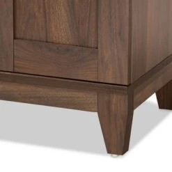 2 Door Nissa Wood Shoe Storage Cabinet Walnut Brown - Baxton Studio -Home Furniture Shop-Baxton Studio GUEST efef9b1b db44 4492 80ee d1bd32cbd915