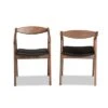 2pc Harland Faux Leather Upholstered And Wood Dining Chair Set - Baxton Studio -Home Furniture Shop-Baxton Studio GUEST f19ac54a dead 4448 8b05 cef7c6db43f5