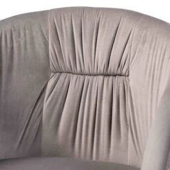 Ballard Velvet Fabric Upholstered Metal Dining Chair - Baxton Studio -Home Furniture Shop-Baxton Studio GUEST f21fec86 da88 48df af6c 41b8c3a541e6