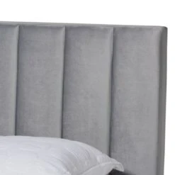 Clare Velvet Panel Bed With Tufted Headboard - Baxton Studio 10 Clare Velvet Panel Bed With Tufted Headboard - Baxton Studio -Home Furniture Shop-Baxton Studio GUEST f2652564 e744 4ab4 ad2e a868e7726c2c