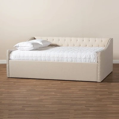 Haylie Upholstered Daybed - Baxton Studio 8 Haylie Upholstered Daybed - Baxton Studio - Image 6