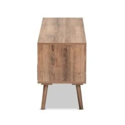 Leane Natural Wood 3 Drawer TV Stand For TVs Up To 45" Brown - Baxton Studio -Home Furniture Shop-Baxton Studio GUEST f318747e fa91 4975 88f3 8cdea90df2a4