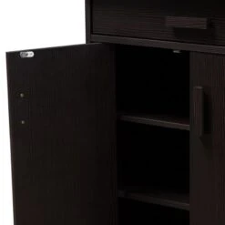 Bienna Modern And Contemporary Finished Shoe Cabinet Dark Brown - Baxton Studio 19 Bienna Modern And Contemporary Finished Shoe Cabinet Dark Brown - Baxton Studio -Home Furniture Shop-Baxton Studio GUEST f5976f88 afa3 496f a2bb abbd95416642