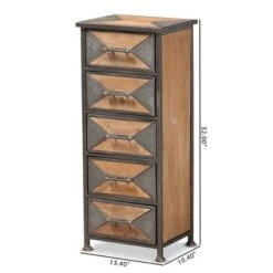 Laurel Wood 5 Drawer Cabinet Gray/Brown - Baxton Studio 15 Laurel Wood 5 Drawer Cabinet Gray/Brown - Baxton Studio -Home Furniture Shop-Baxton Studio GUEST f5c5ae42 40b5 47fe a6e8 17f32a634509