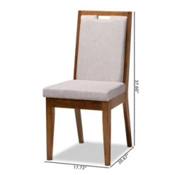 2pc Octavia Wood Dining Chair Set - Baxton Studio 19 2pc Octavia Wood Dining Chair Set - Baxton Studio -Home Furniture Shop-Baxton Studio GUEST fc22825b c8e0 4695 9aa7 beed6d05783a