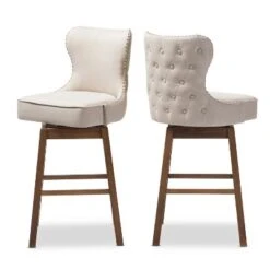 Gradisca Modern And Contemporary Wood Finishing Upholstered Barstools Set Of 2 - Baxton Studio 15 Gradisca Modern And Contemporary Wood Finishing Upholstered Barstools Set Of 2 - Baxton Studio -Home Furniture Shop-Baxton Studio GUEST fc2bee99 04e1 43ed 976f c9ccbd6fe9c3