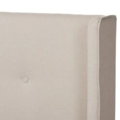 Brooklyn Mid Century Modern Walnut Wood Fabric Upholstered Platform Bed Beige - Baxton Studio 13 Brooklyn Mid Century Modern Walnut Wood Fabric Upholstered Platform Bed Beige - Baxton Studio -Home Furniture Shop-Baxton Studio GUEST fc43e29f 9fff 4d1b 9e6c 93bc1f361537