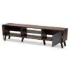 Clapton Multi Toned Wood TV Stand For TVs Up To 75" Gray/Brown - Baxton Studio 1 Clapton Multi Toned Wood TV Stand For TVs Up To 75" Gray/Brown - Baxton Studio -Home Furniture Shop-Baxton Studio GUEST fd8a1a9a 7042 4b2a a53e 928aebafd540